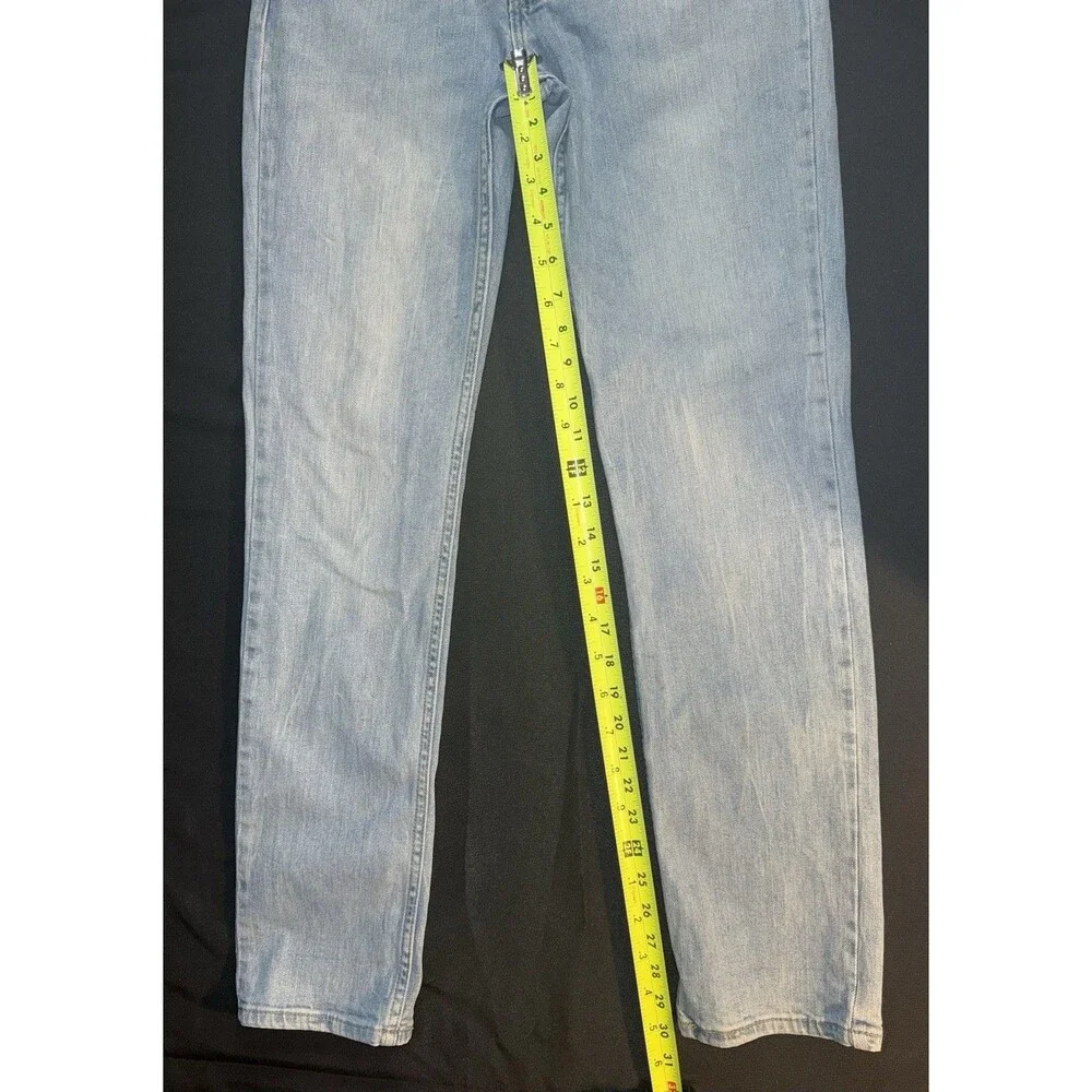 Levi’s 511 Men’s Jeans W31 Light Wash Slim Fit Stretch Denim Distressed